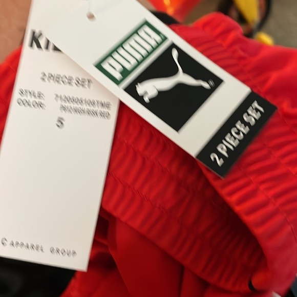 Puma Youth Red and Black Athletic Set - Picture 4 of 5